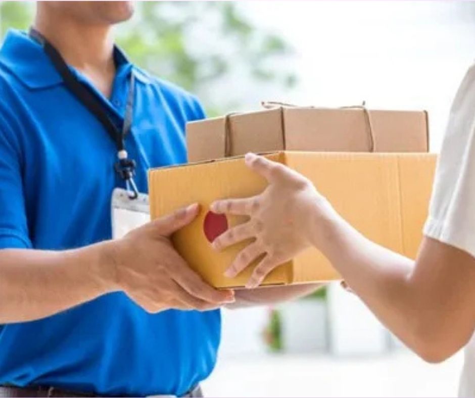 E-commerce Courier Services illustration and operations